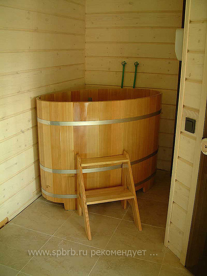  Интерьер деревянной бани, фото 7