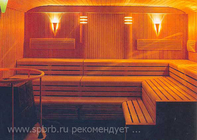 Интерьер деревянной бани, фото 11 