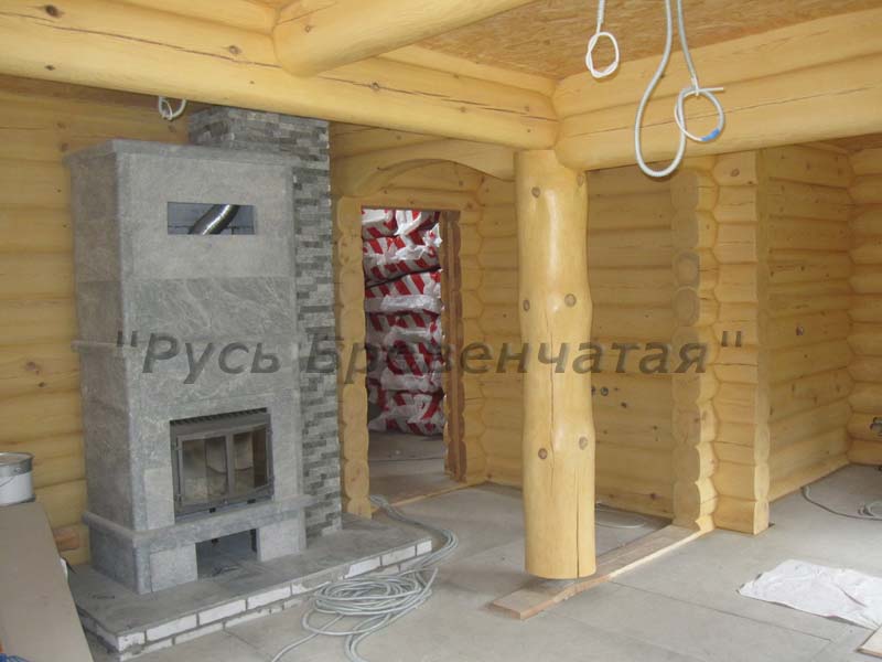 Перегородки в бревенчатом доме своими руками 13