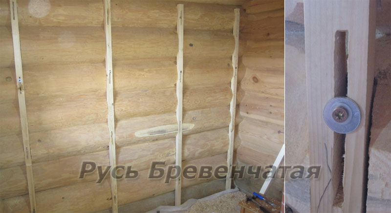 Как сделать обрешетку в бревенчатом доме Как сделать обрешетку в бревенчатом доме